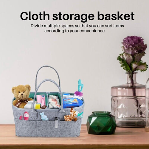 Baby Organizer Bag – Portable Storage Basket for New Moms
