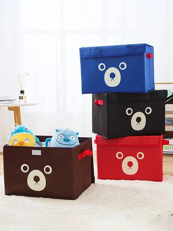 Panda Design Folding Storage Bin – Quilt, Toys & Wardrobe Organizer