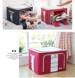 55 Litre Large Zipper Storage Bag – Clothes & Travel Organizer