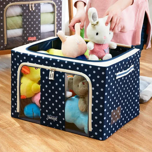 55 Litre Large Zipper Storage Bag – Clothes & Travel Organizer