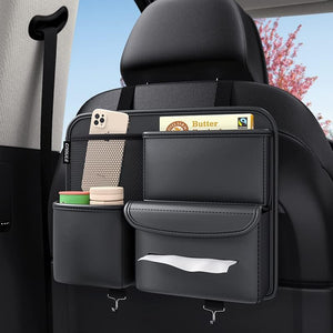 Multifunction Car Seat Organizer – Premium PU Car Storage Bag