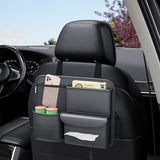 Multifunction Car Seat Organizer – Premium PU Car Storage Bag