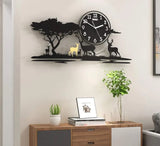 3D Jungle Wooden Wall Clock *MEDIUM*