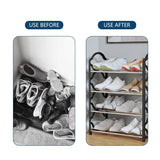 Non-Breakable 4-Layer Floor Standing Shoes Rack Organizer