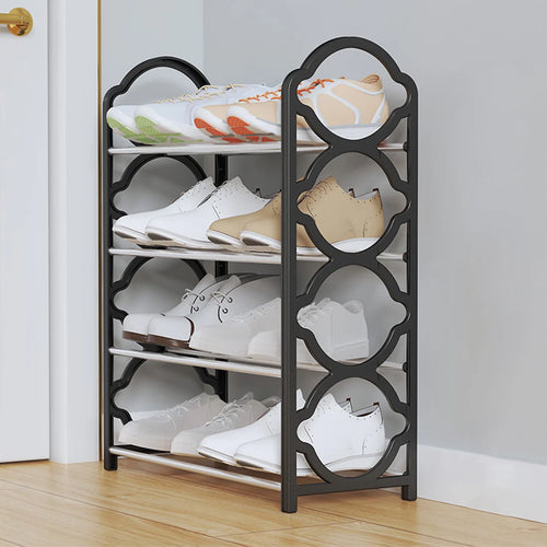Non-Breakable 4-Layer Floor Standing Shoes Rack Organizer