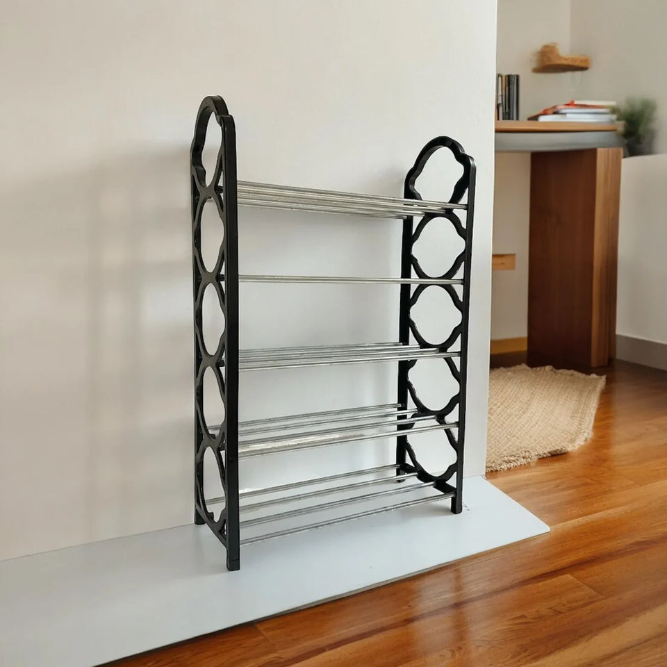 Non-Breakable 4-Layer Floor Standing Shoes Rack Organizer