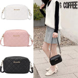 Girls PU Leather Embroidered Shoulder Bag – White Stylish Purse