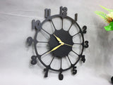 Retro Design 3D Wooden wall clock