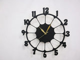 Retro Design 3D Wooden wall clock
