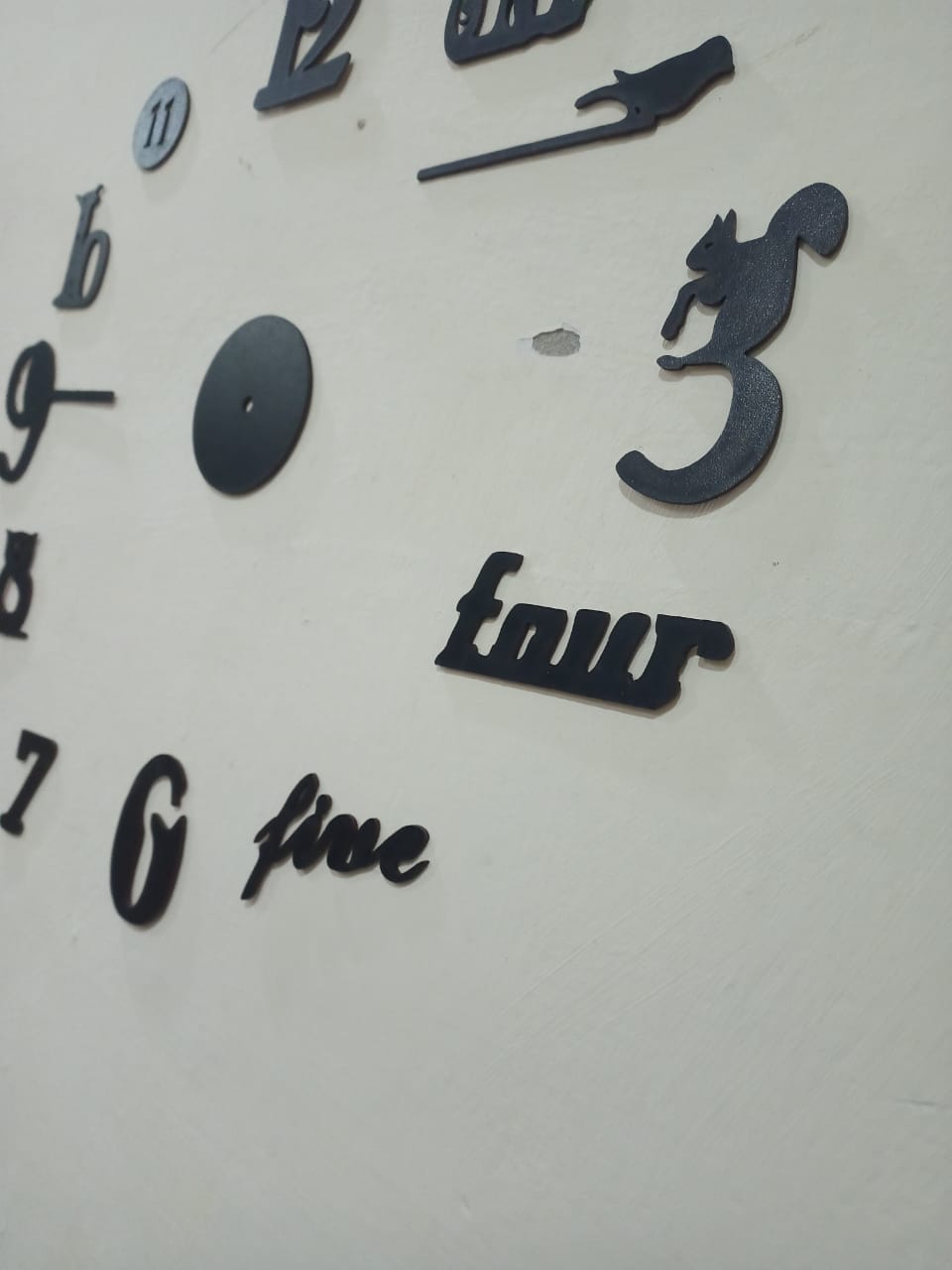 Decorative 3D Clock / DIY Clock Creative 3D Wooden wall clock