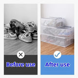 Transparent Shoe Storage Box – Moisture-Proof & Durable Cabinet