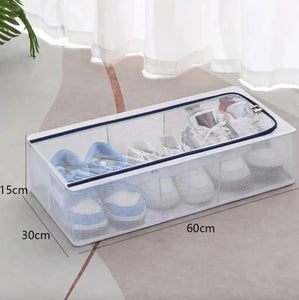 Transparent Shoe Storage Box – Moisture-Proof & Durable Cabinet