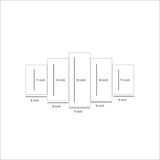 5 Piece Modular HD Printed Wall Frame