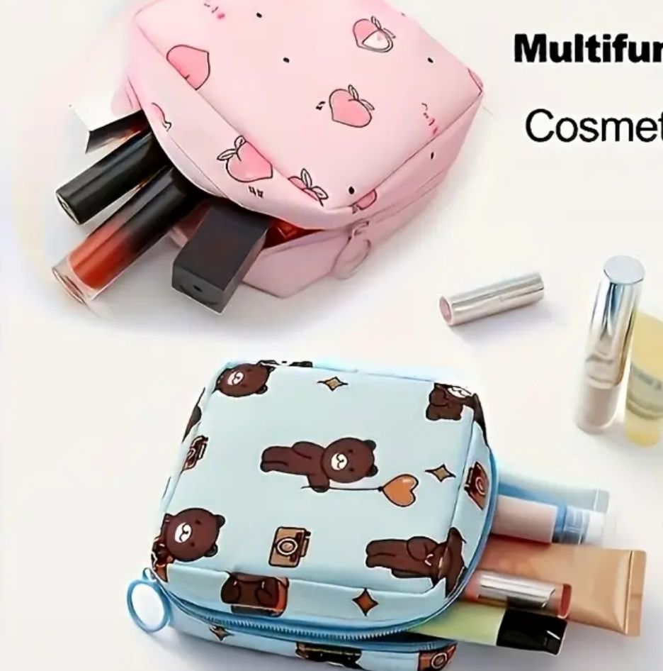 Women’s Portable Pouch – Cosmetic & Sanitary Pad Organizer
