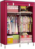 2 Door Foldable Closet Wardrobe – Portable Storage Organizer