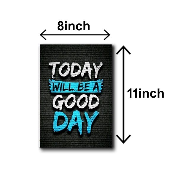 Set Of 6 Motivational Wooden Canvas Frames For Wall