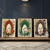 Tawakkul | Sabar | Shukar Wooden Sticky Wall Art