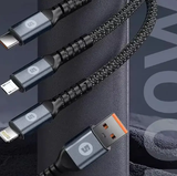 3-in-1 Charge & Sync Cable | Fast Charging + Data Transfer + Multi-Device