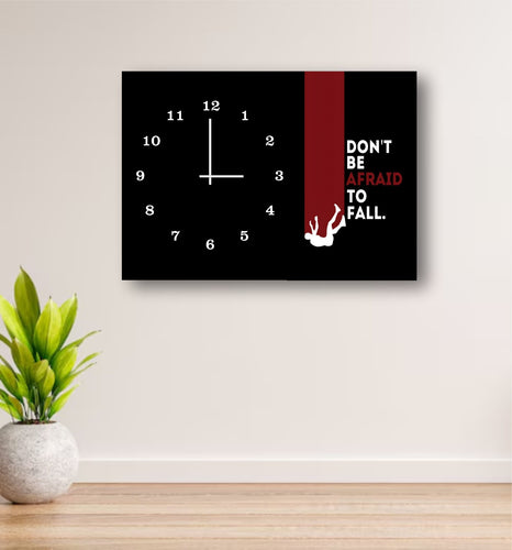 Motivational Wall Clock 12x16