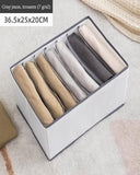 7-Grid Foldable Clothes Organizer Box