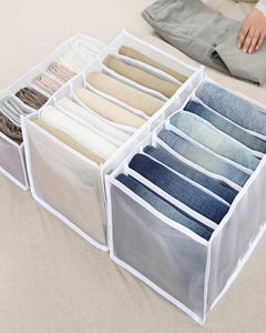 7-Grid Foldable Clothes Organizer Box