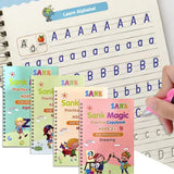 Sank Magic Book + LCD Writing Tablet for Kids – Reusable Learning Set