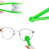 Mini Microfiber Eyeglasses Cleaner – Blue Glasses Cleaning Tool for Clear Vision