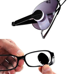 Mini Microfiber Eyeglasses Cleaner – Blue Glasses Cleaning Tool for Clear Vision