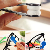 Mini Microfiber Eyeglasses Cleaner – Blue Glasses Cleaning Tool for Clear Vision