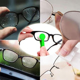 Mini Microfiber Eyeglasses Cleaner – Blue Glasses Cleaning Tool for Clear Vision