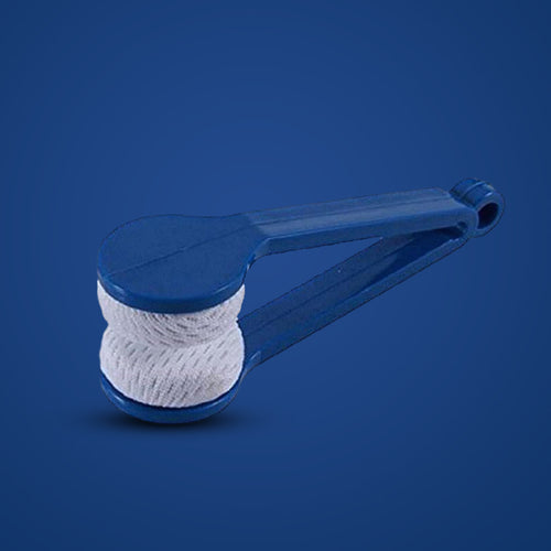 Mini Microfiber Eyeglasses Cleaner – Blue Glasses Cleaning Tool for Clear Vision