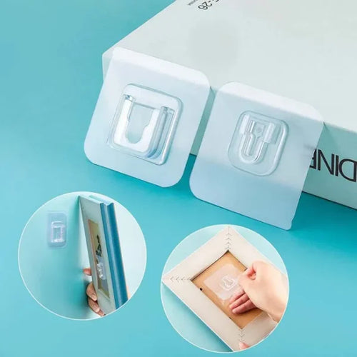 Invisible Double-Sided Wall Hooks