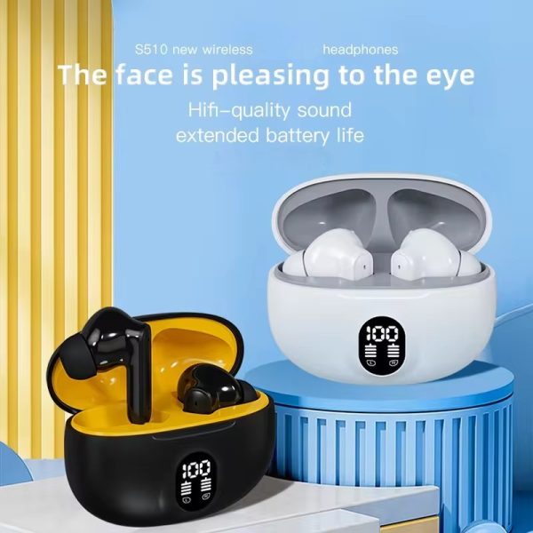 895B Stereo Wireless Earphones – Bluetooth V5.4, Deep Bass