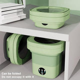 6.5L Foldable Portable Washing Machine – Mini Washer for Home &amp; Travel Use