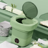 6.5L Foldable Portable Washing Machine – Mini Washer for Home &amp; Travel Use